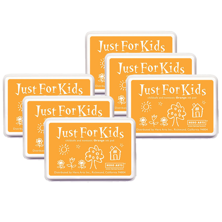 HERO ARTS Just for Kids Ink Pad, Orange, PK6 CS110